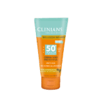 CLINIANS SUN CREME ROSTO ANTI IDADE ANTI POL SPF 50